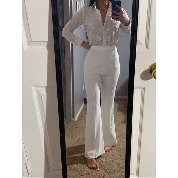 Custom-made embellished button-up dress shirt - Picture 6 of 8